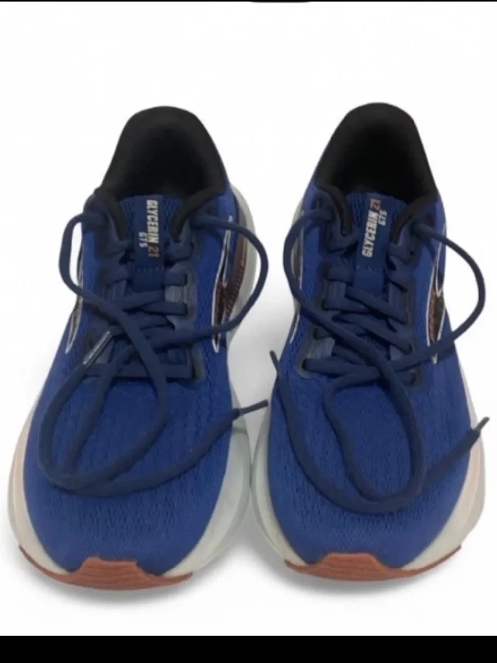 Brooks Women Size 8 Blue & Pink Glycerin GTS 21 Running Shoes